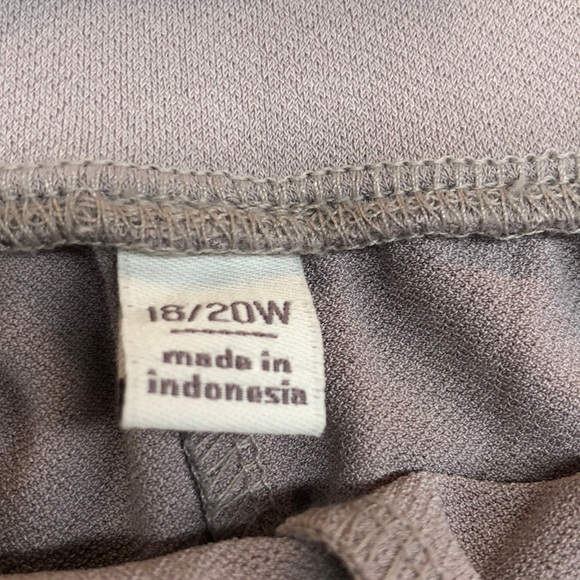 Size 18/20W khaki color float pants. Super comfy - Picture 2 of 3